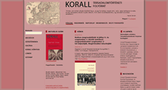 Desktop Screenshot of korall.org